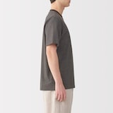 紳士　天竺編みクルーネック半袖Ｔシャツ（ボーダー）