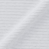 紳士　天竺編みクルーネック長袖Ｔシャツ（ボーダー）