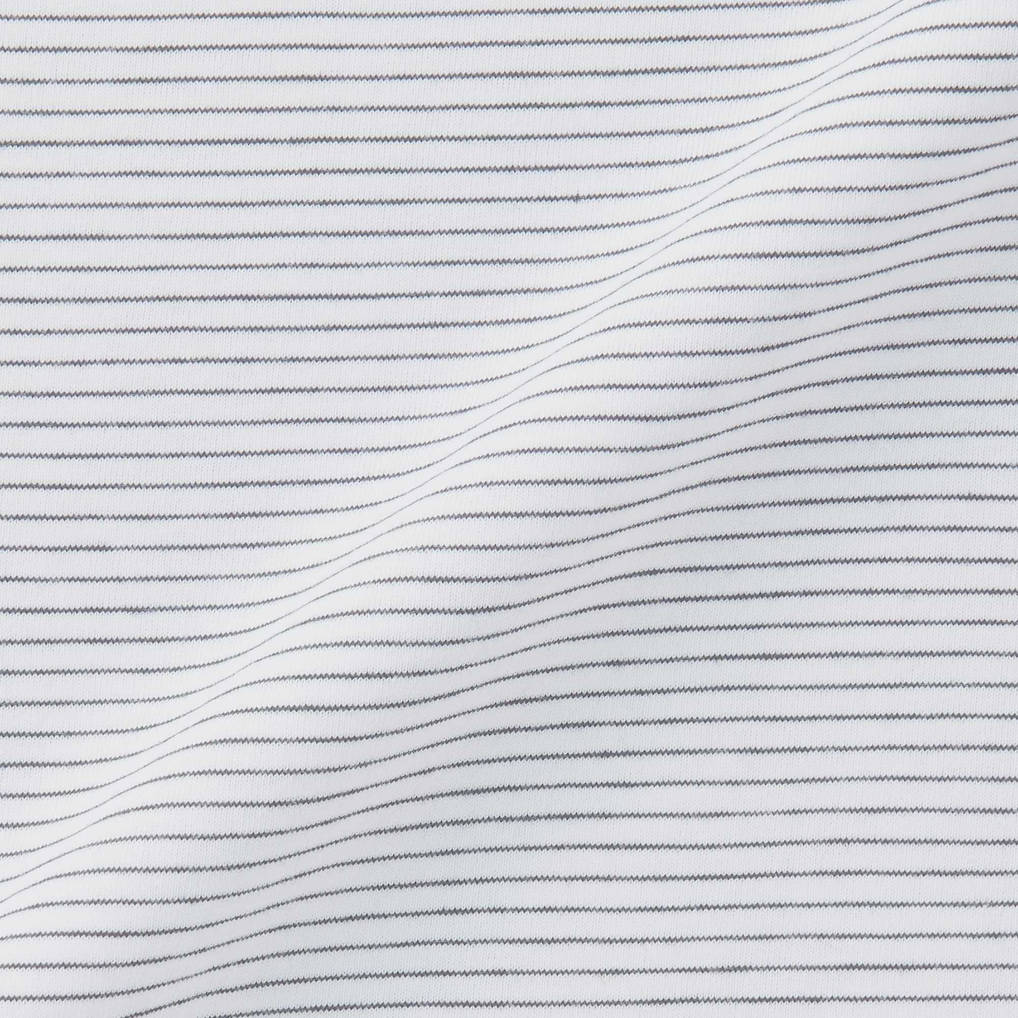 紳士　天竺編みクルーネック長袖Ｔシャツ（ボーダー）