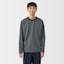 紳士　天竺編みクルーネック長袖Ｔシャツ（ボーダー）