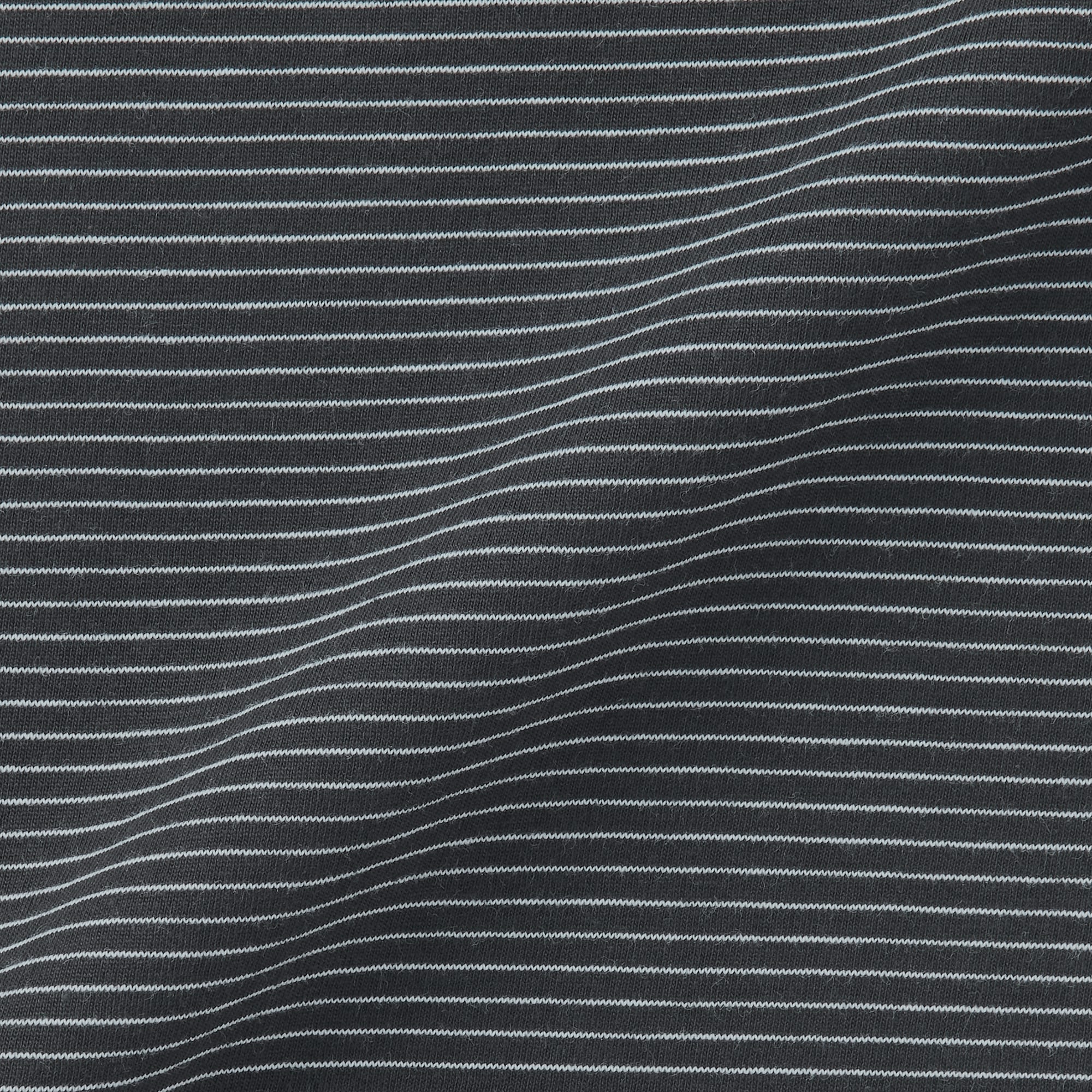 紳士　天竺編みクルーネック長袖Ｔシャツ（ボーダー）