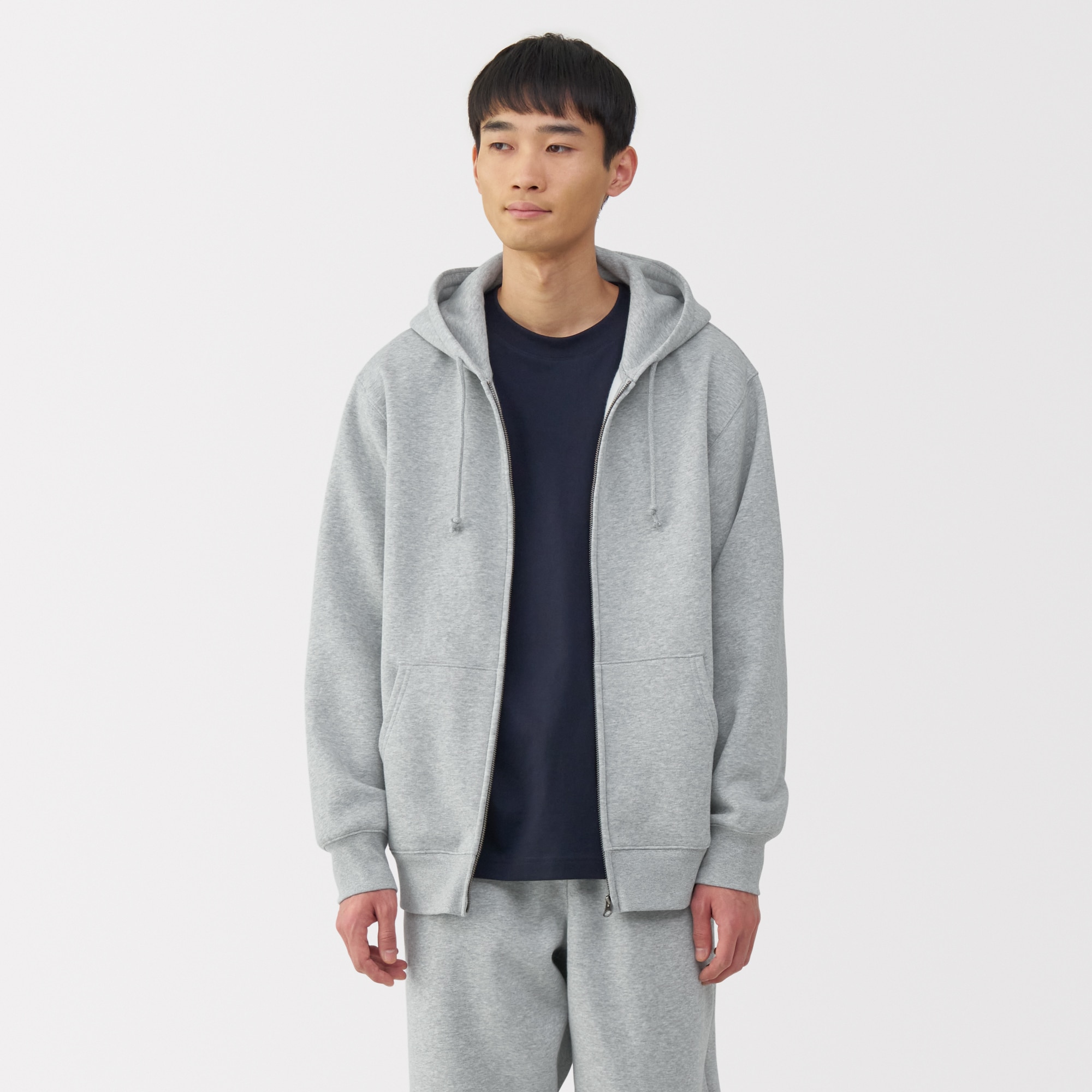 紳士 スウェットフルジップパーカ | 無印良品
