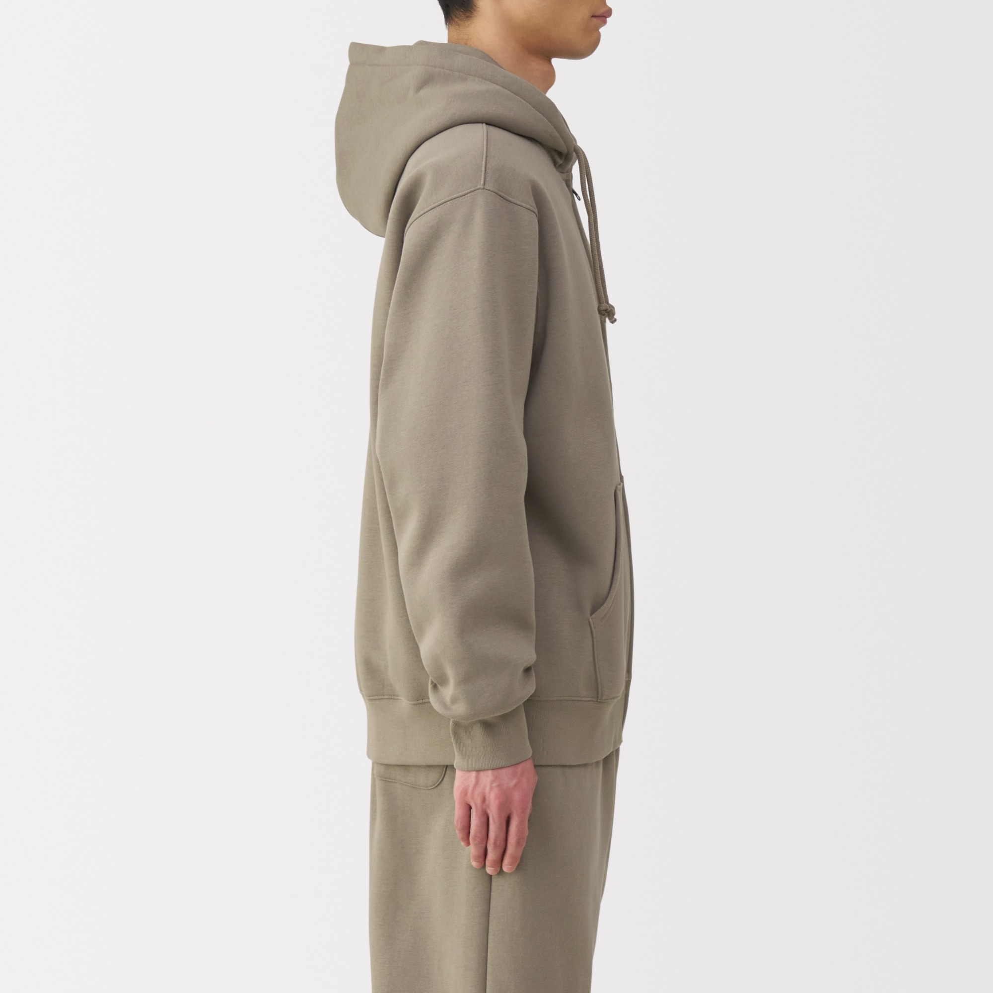 紳士 スウェットフルジップパーカ | 無印良品