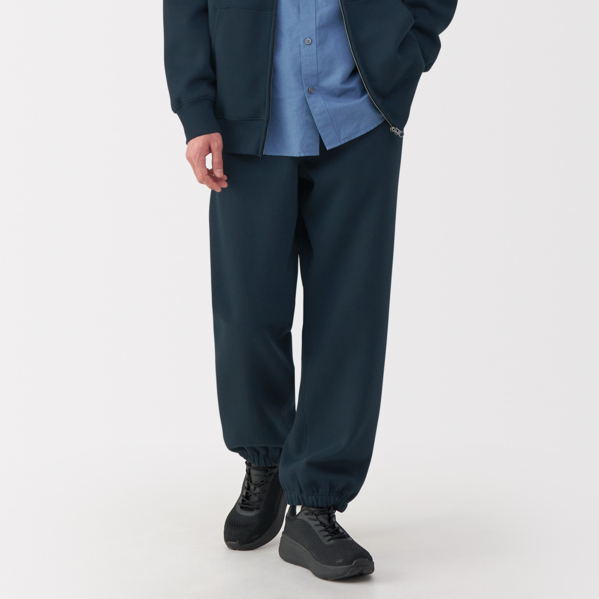 紳士　スウェットワイドパンツ