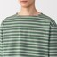 紳士　洗いざらし太番手ボートネック九分袖Ｔシャツ