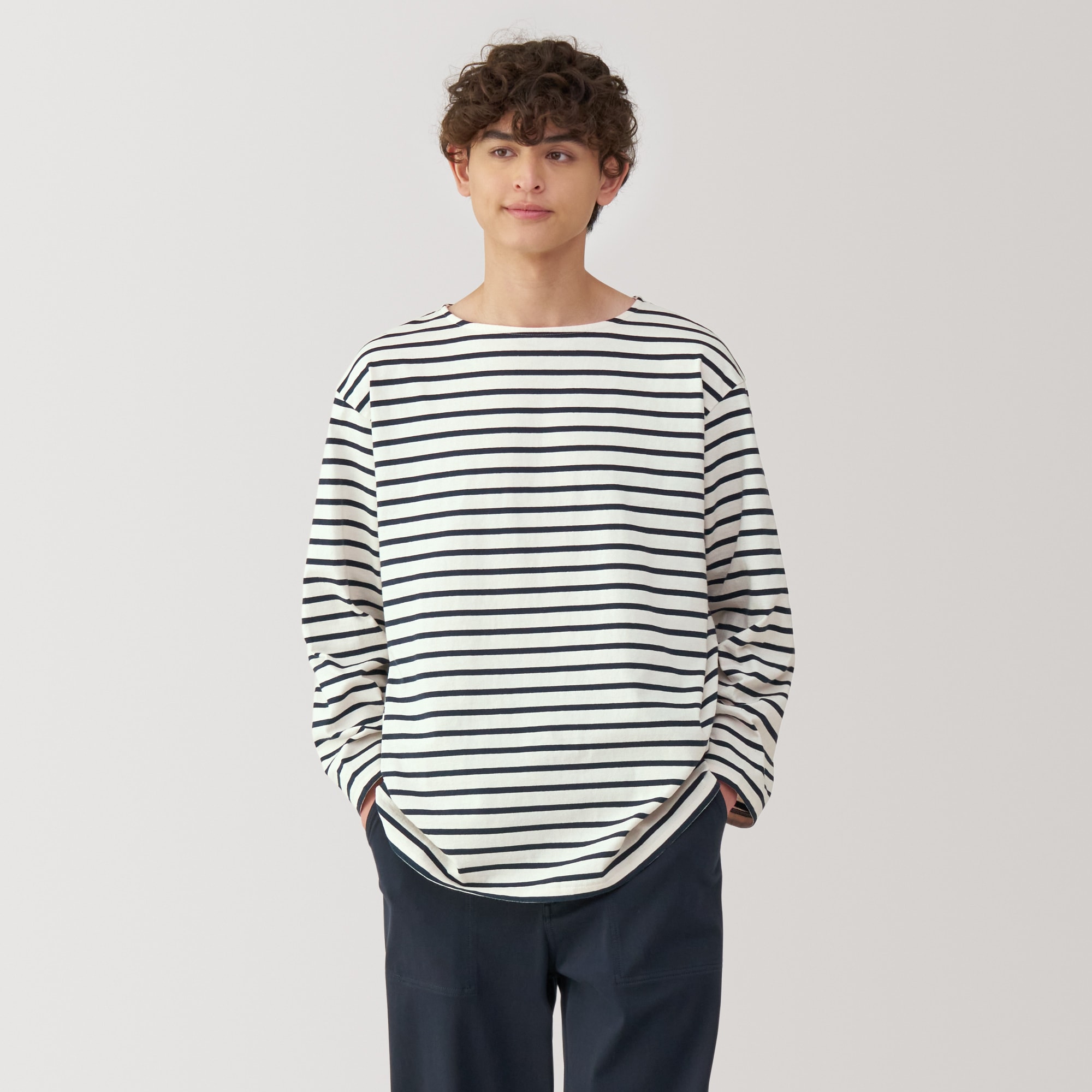紳士 ハーフジップスウェットシャツ | 無印良品