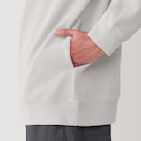 紳士　二重編み衿付きプルオーバー