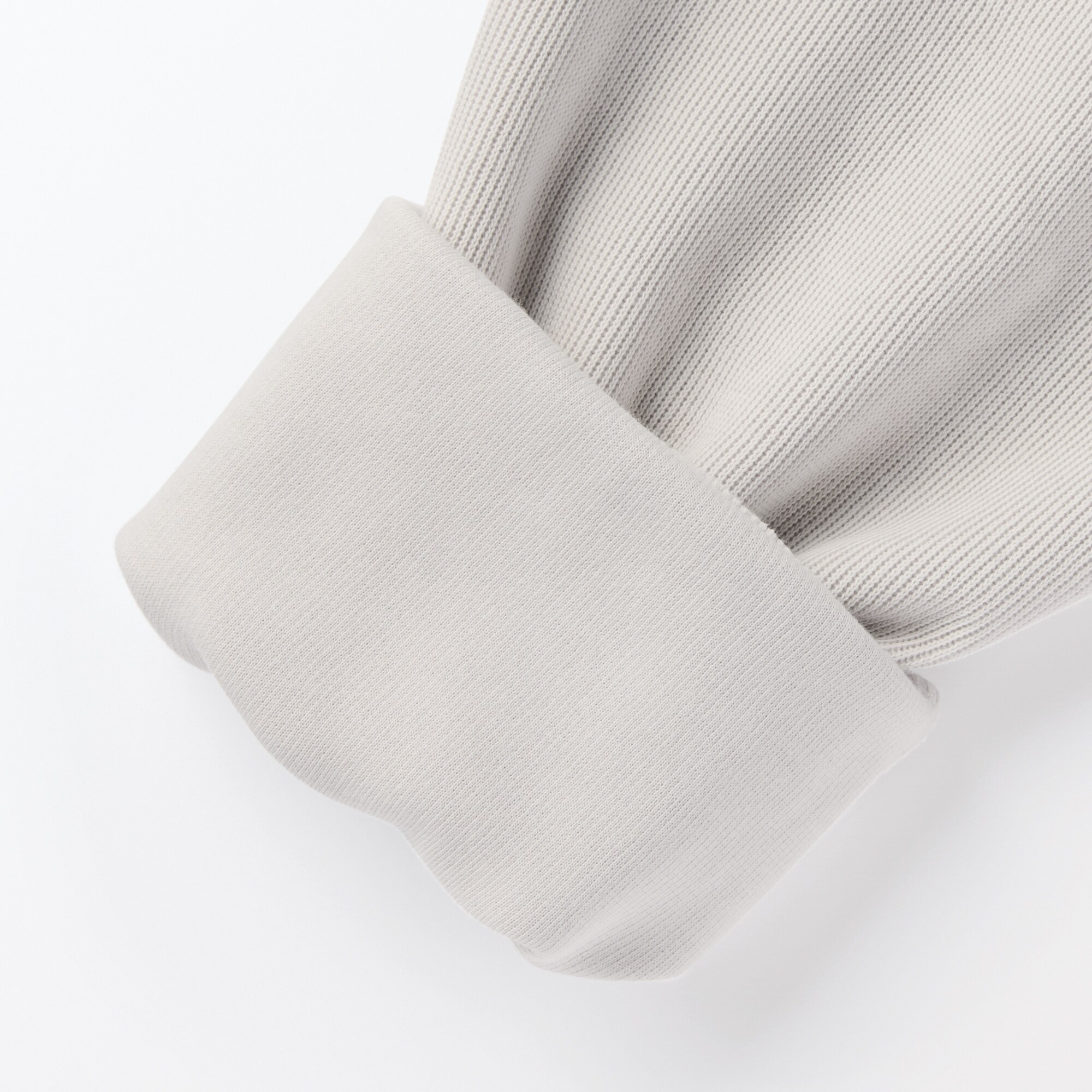 紳士　二重編み衿付きプルオーバー