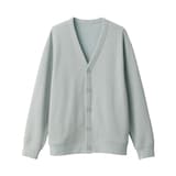 紳士　二重編みＶネックカーディガン