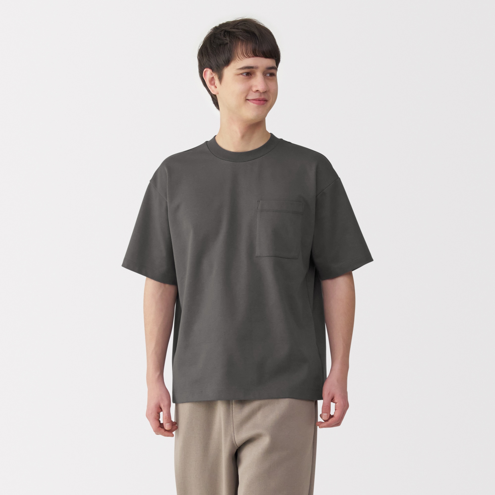 紳士　涼感ＵＶカットワイド半袖Ｔシャツ