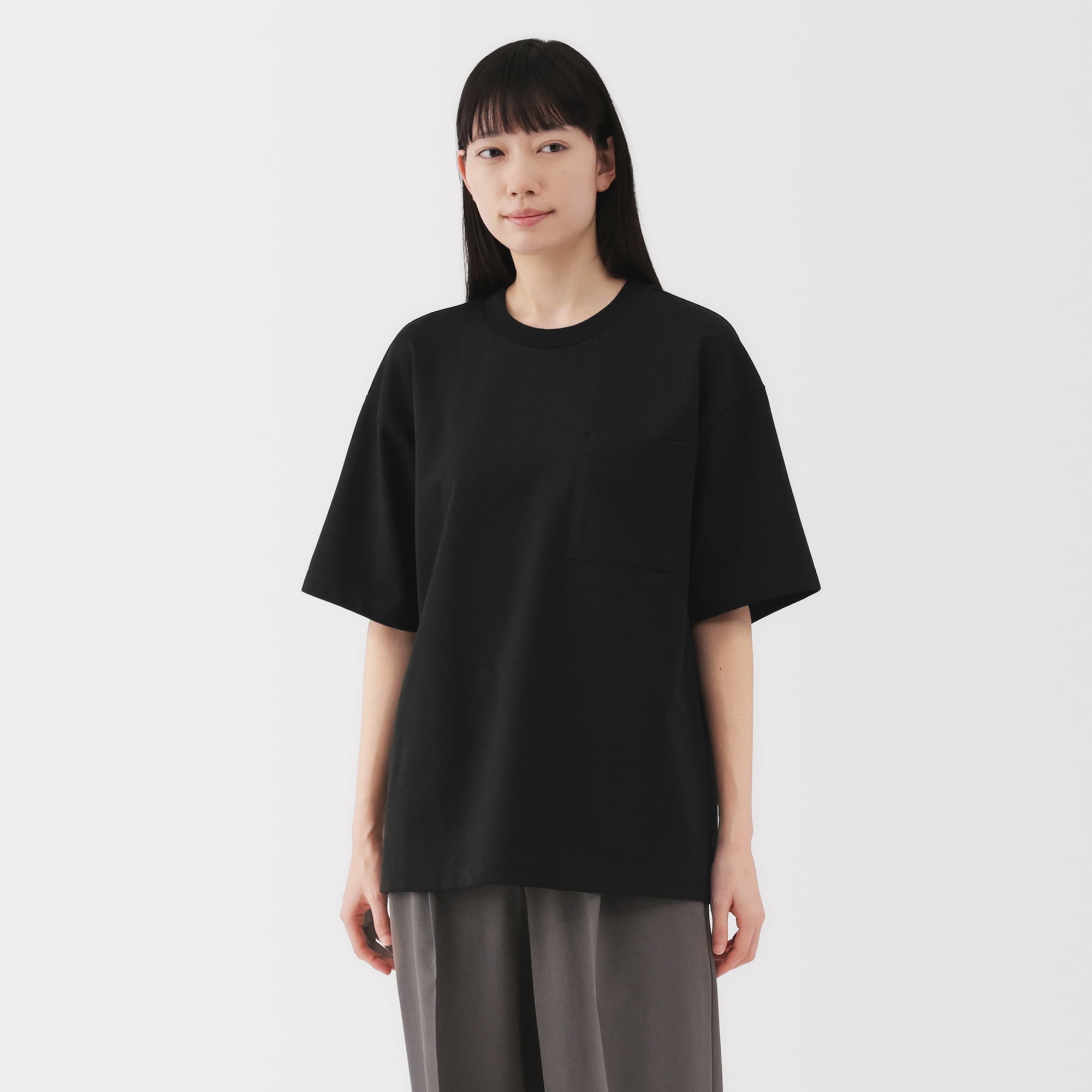 紳士 涼感UVカットワイド半袖Tシャツ | 無印良品