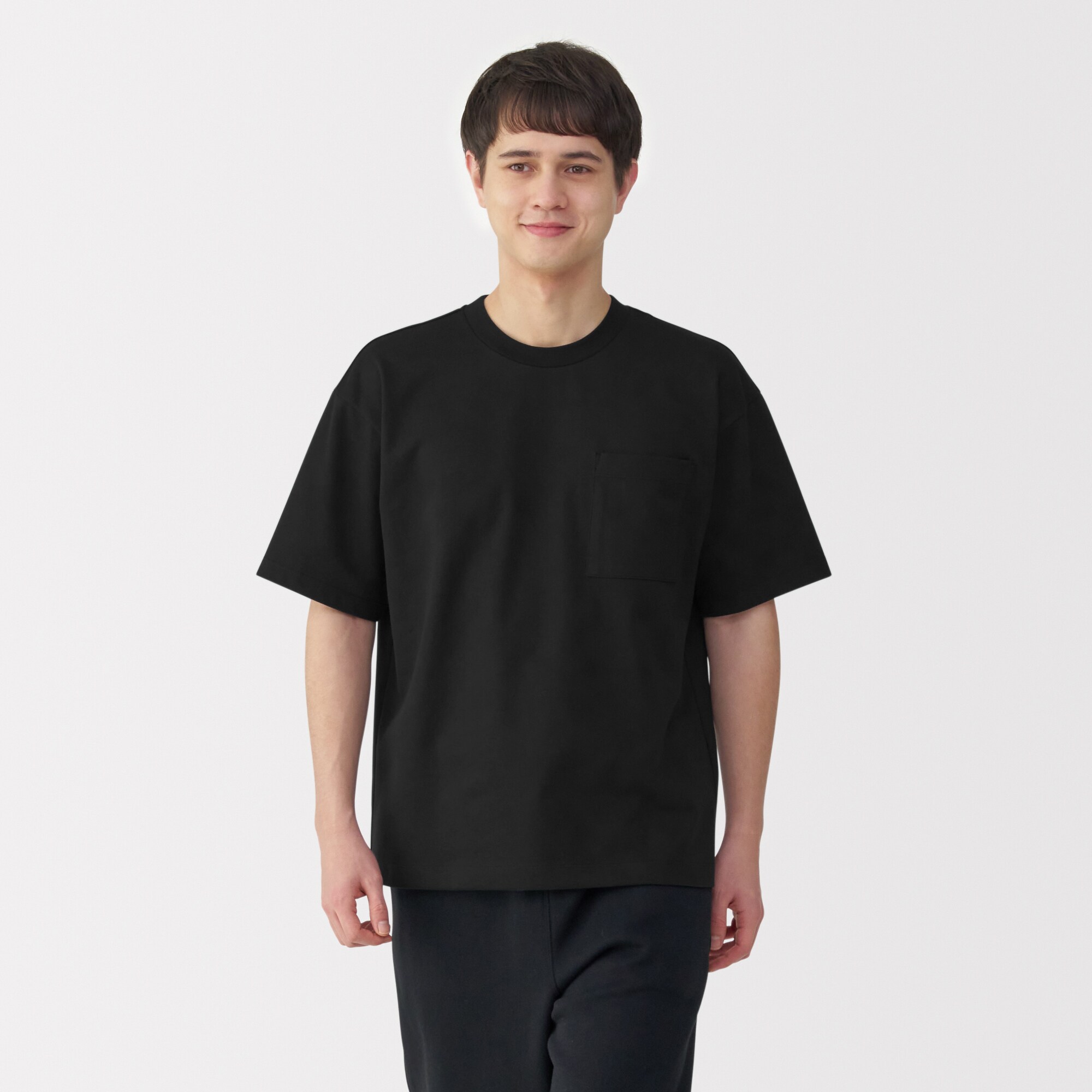 紳士　涼感ＵＶカットワイド半袖Ｔシャツ