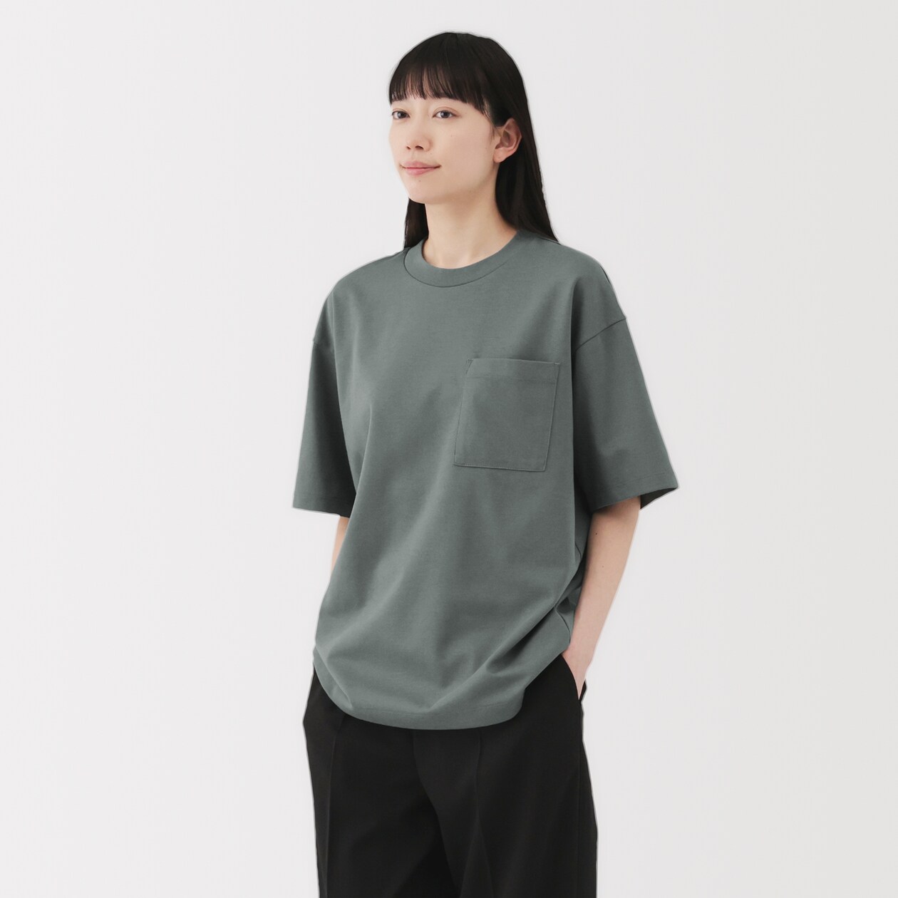 紳士　涼感ＵＶカットワイド半袖Ｔシャツ