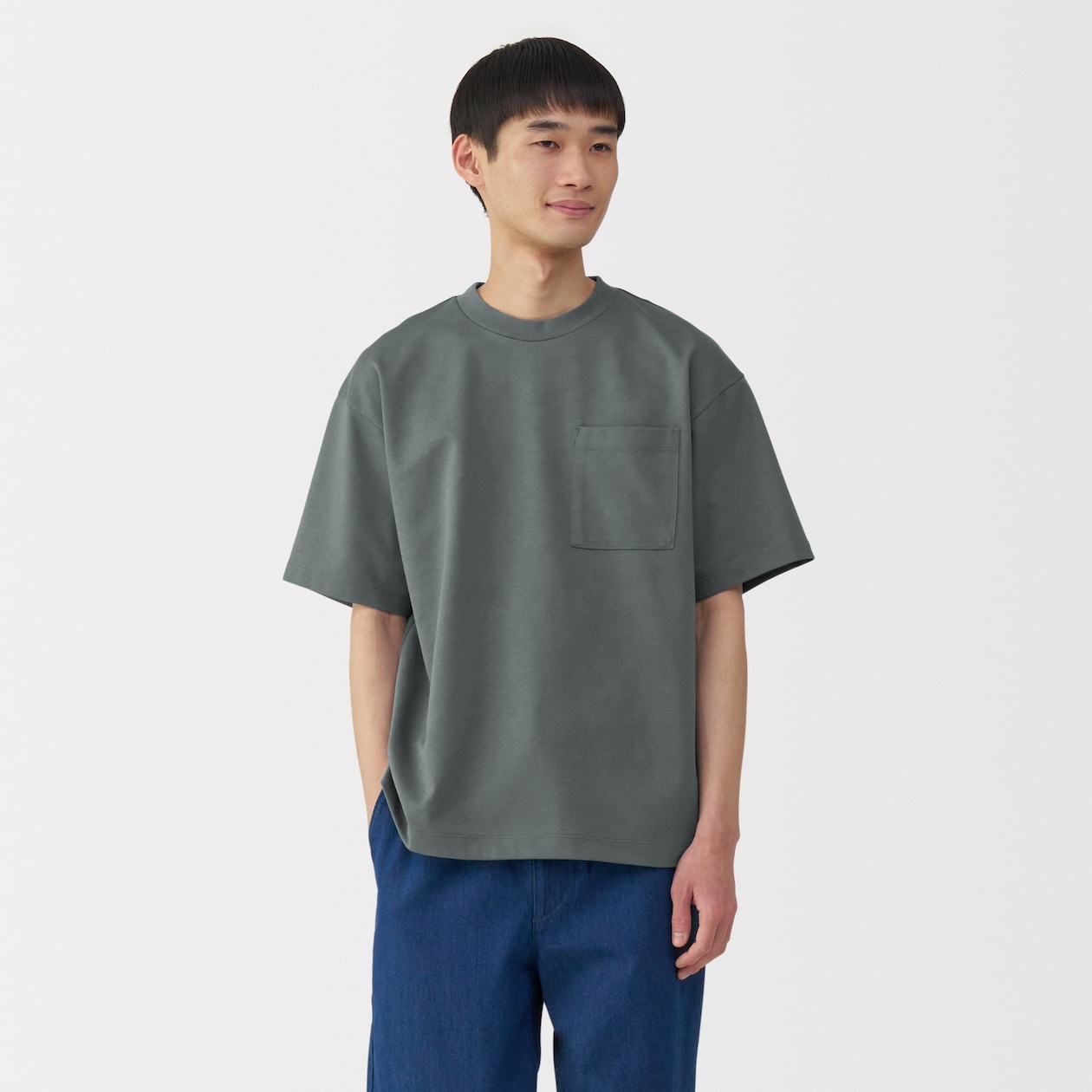 紳士　涼感ＵＶカットワイド半袖Ｔシャツ