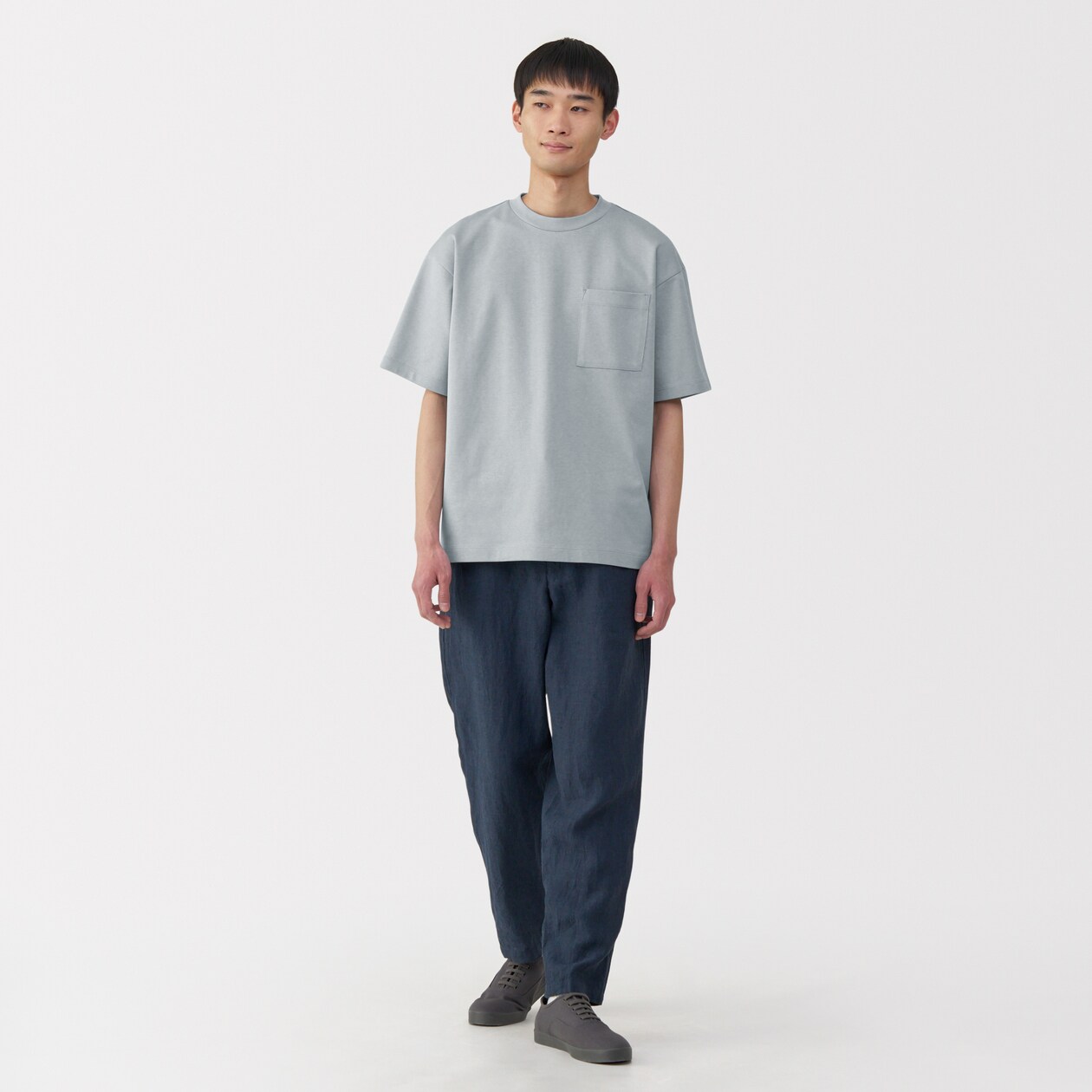 紳士　涼感ＵＶカットワイド半袖Ｔシャツ