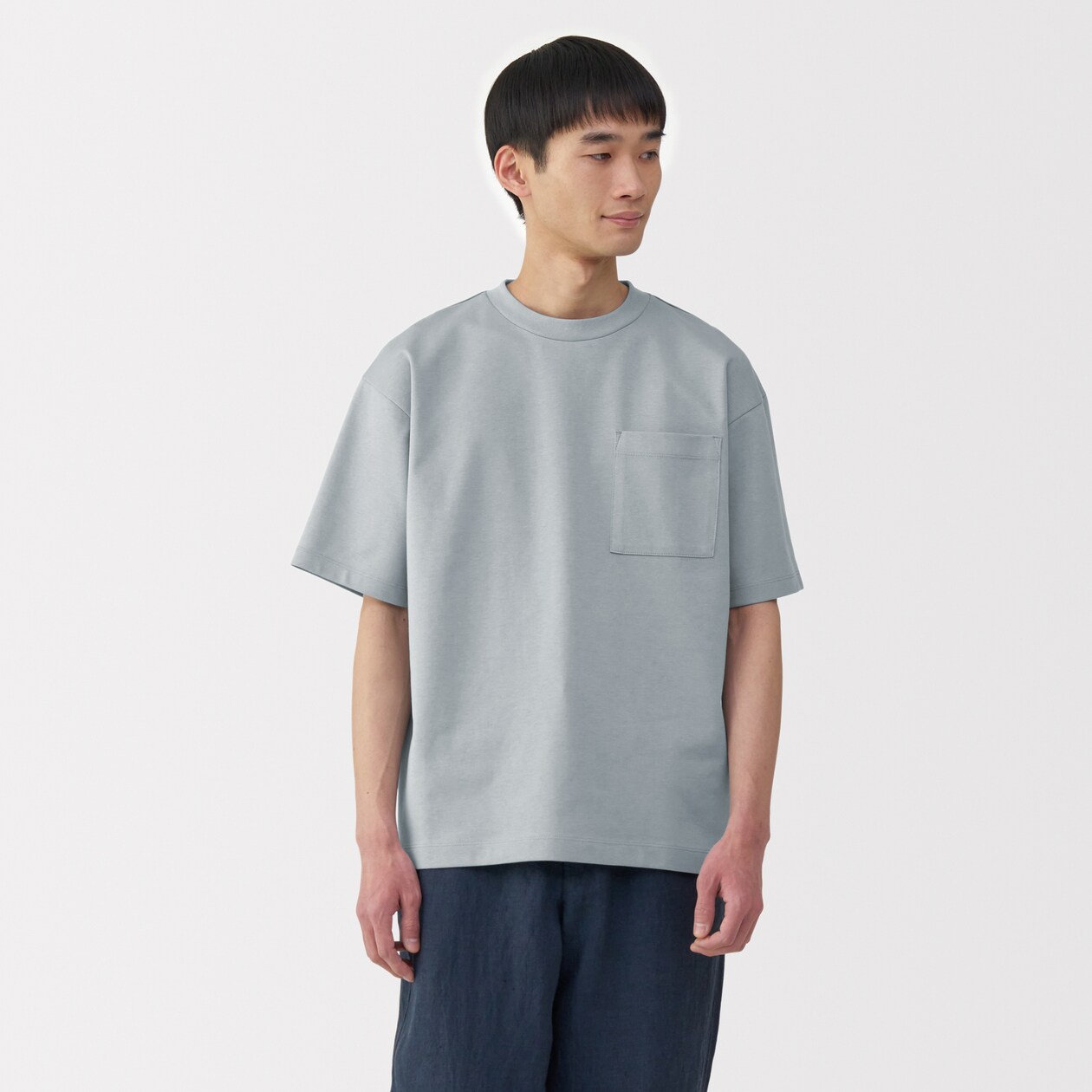 紳士　涼感ＵＶカットワイド半袖Ｔシャツ