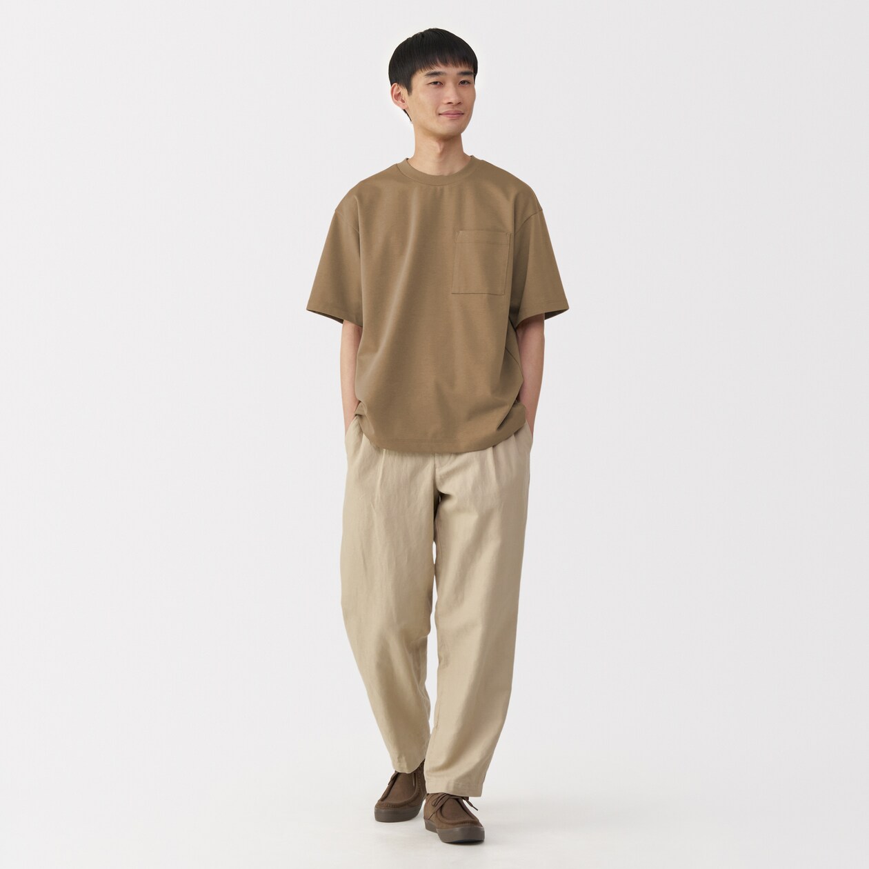 紳士　涼感ＵＶカットワイド半袖Ｔシャツ