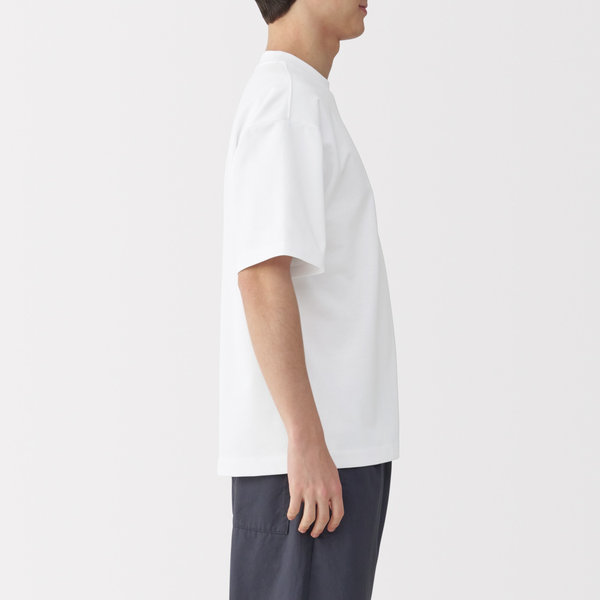 紳士 涼感UVカットワイド半袖Tシャツ | 無印良品