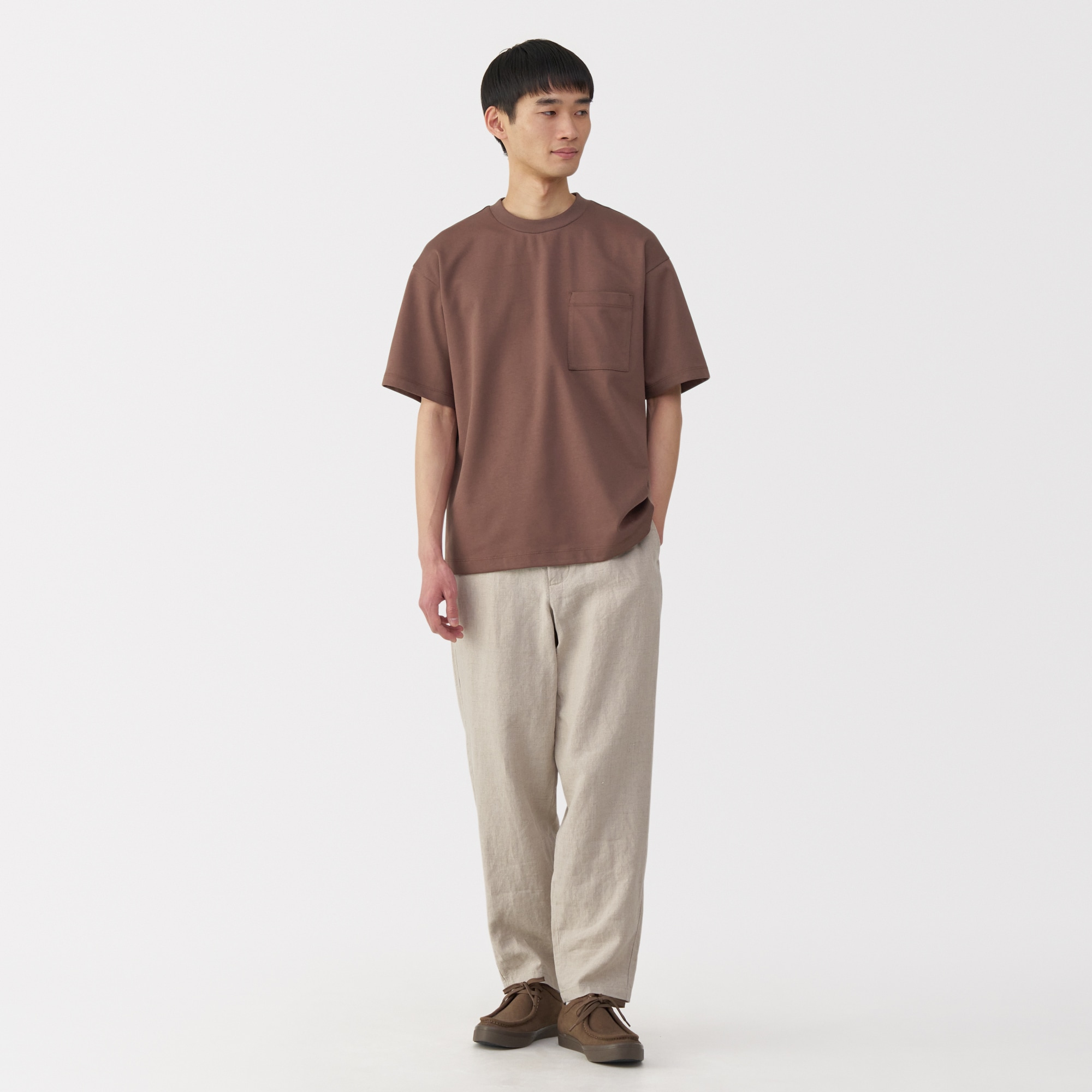 紳士　涼感ＵＶカットワイド半袖Ｔシャツ