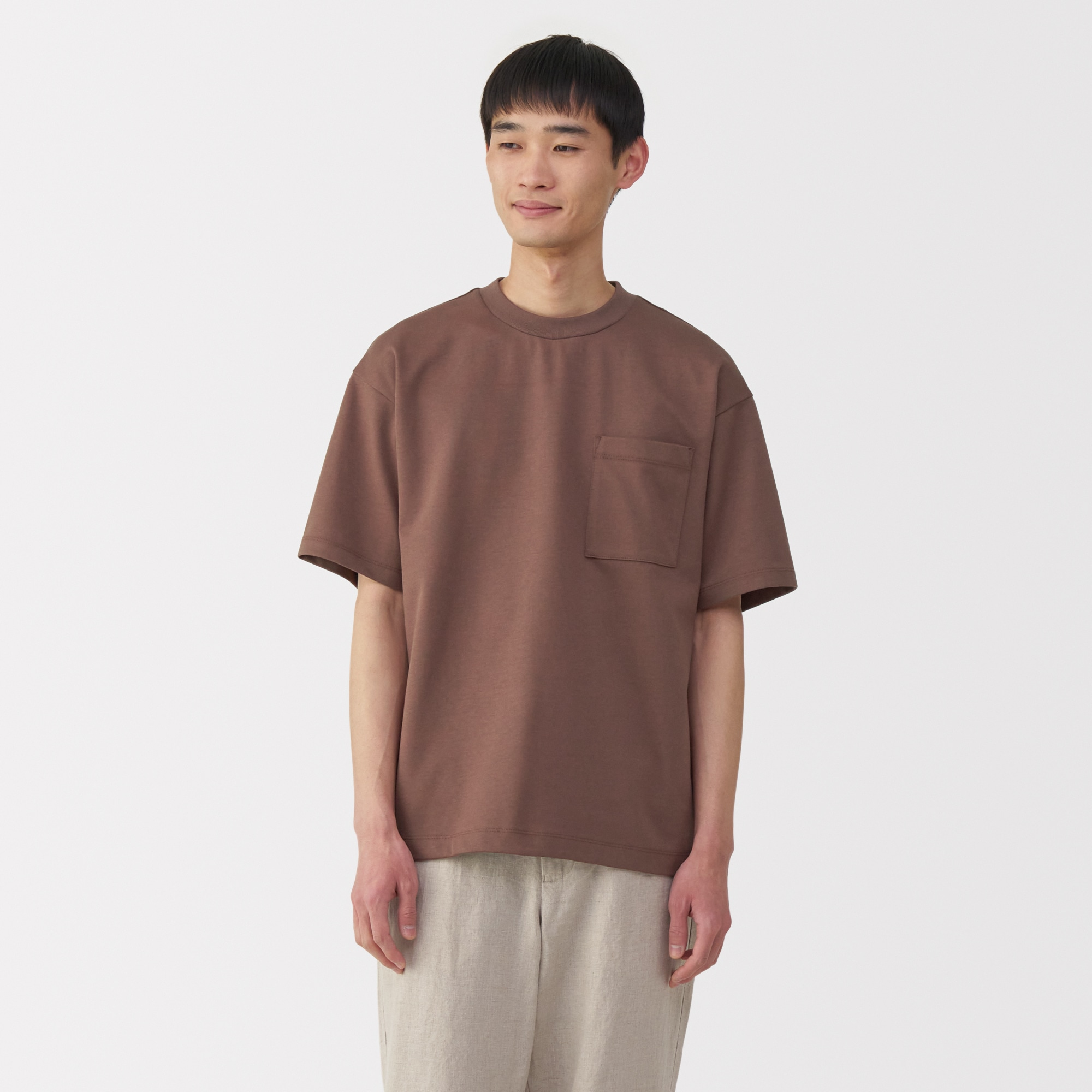 紳士 涼感UVカットワイド半袖Tシャツ | 無印良品