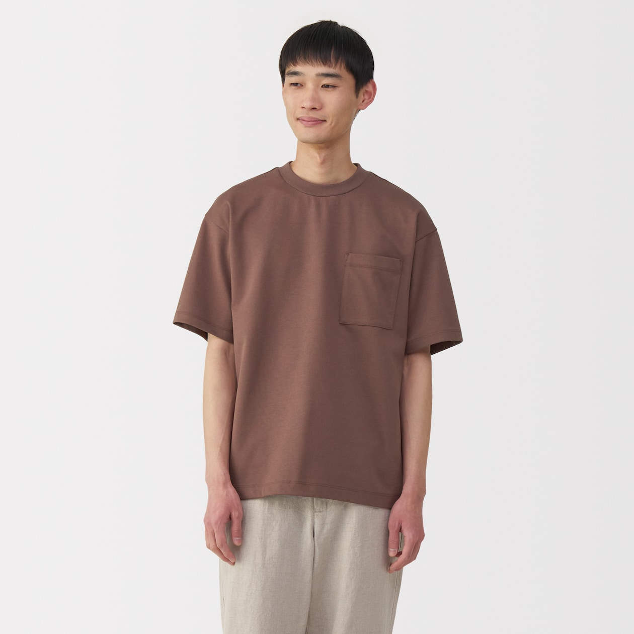 紳士　涼感ＵＶカットワイド半袖Ｔシャツ