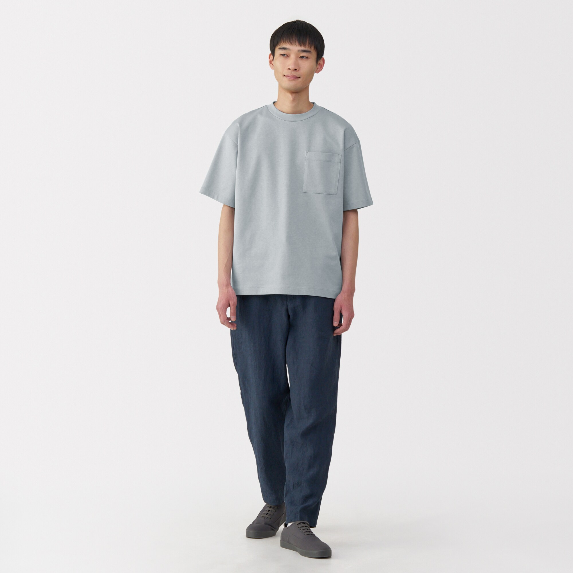 紳士　涼感ＵＶカットワイド半袖Ｔシャツ