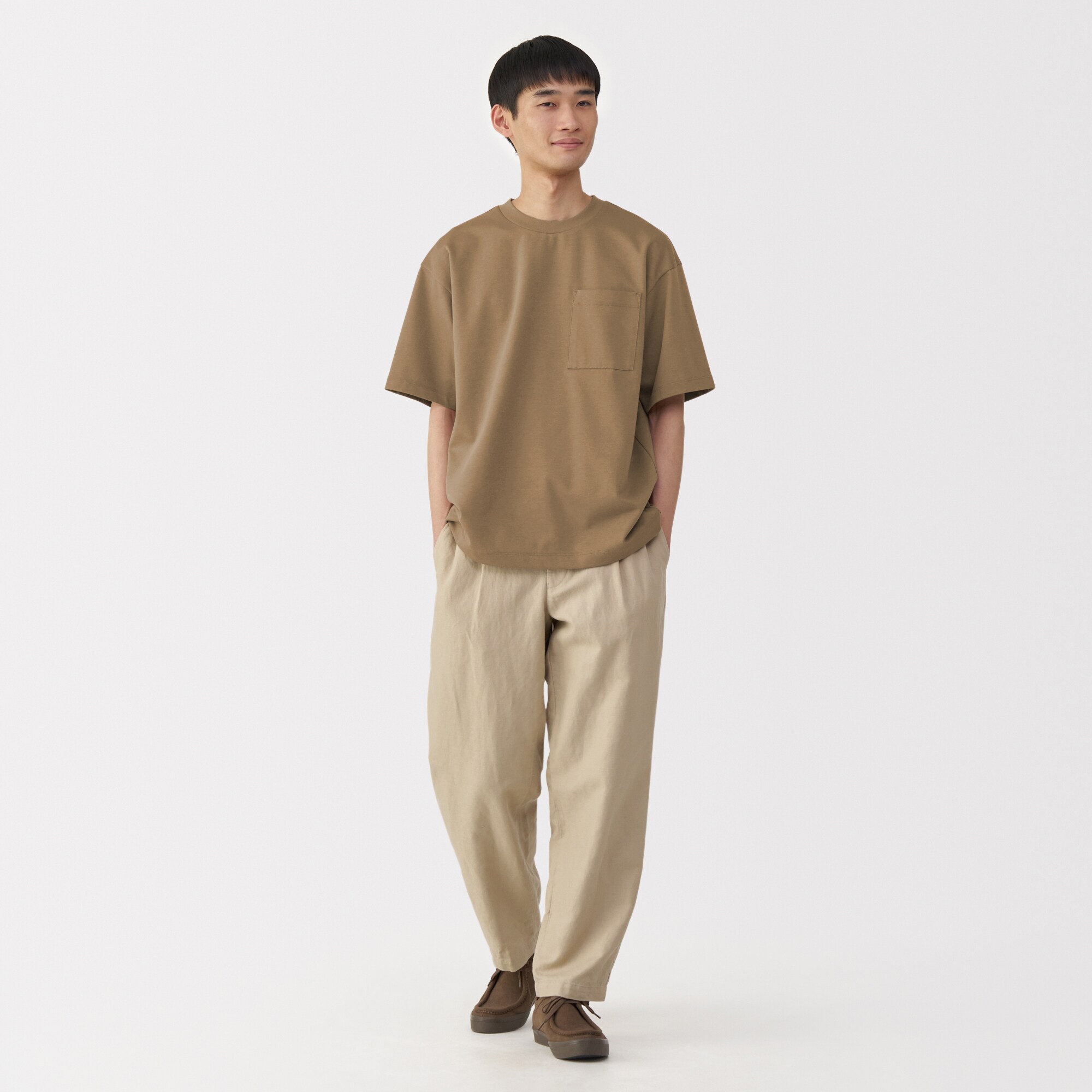 紳士　涼感ＵＶカットワイド半袖Ｔシャツ
