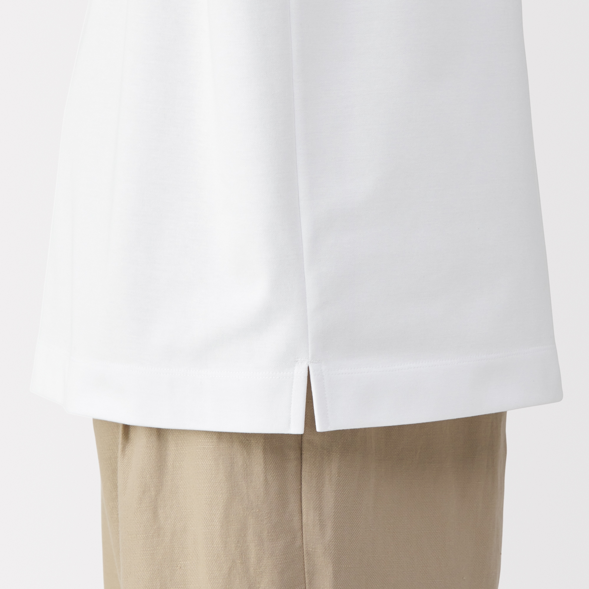 紳士　涼感ＵＶカットワイド五分袖ポロシャツ