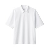 紳士　涼感ＵＶカットワイド五分袖ポロシャツ