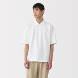 紳士　涼感ＵＶカットワイド五分袖ポロシャツ