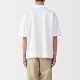 紳士　涼感ＵＶカットワイド五分袖ポロシャツ