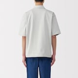 紳士　涼感ＵＶカットワイド五分袖ポロシャツ