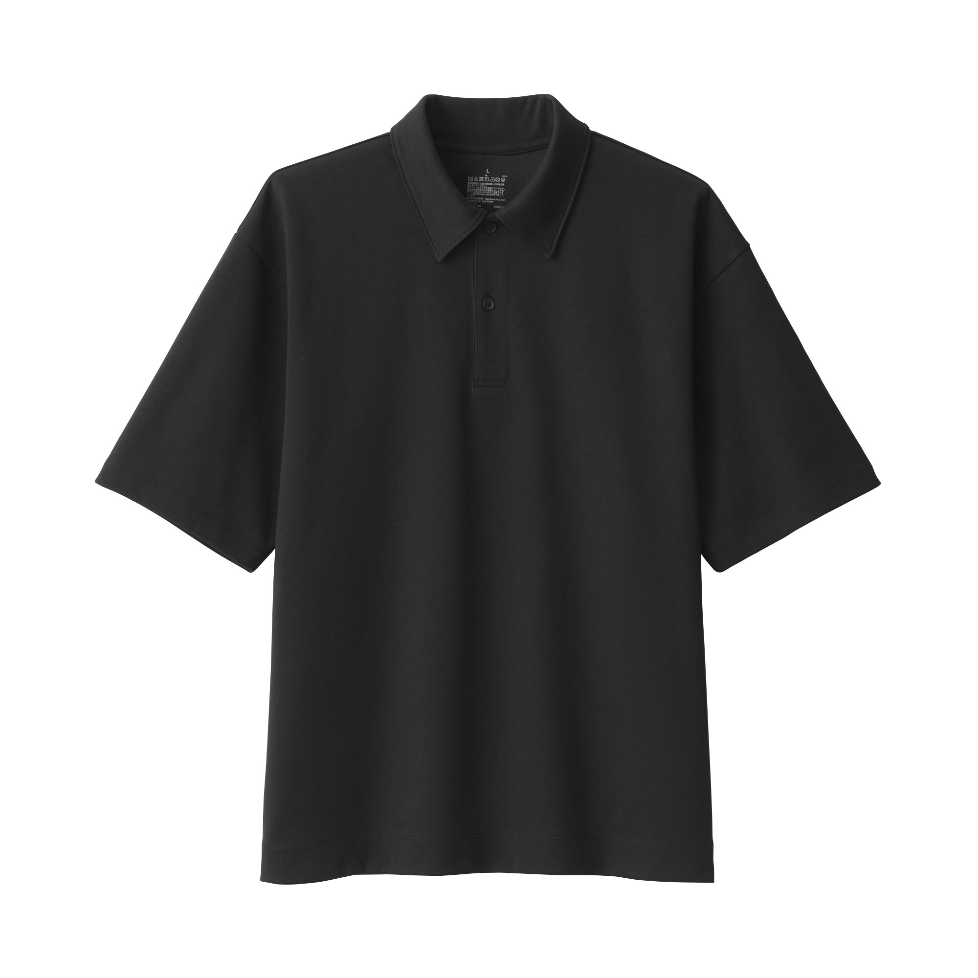 紳士　涼感ＵＶカットワイド五分袖ポロシャツ