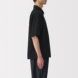 紳士　涼感ＵＶカットワイド五分袖ポロシャツ