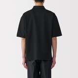 紳士　涼感ＵＶカットワイド五分袖ポロシャツ