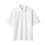 紳士　涼感ＵＶカットワイド五分袖ポロシャツ