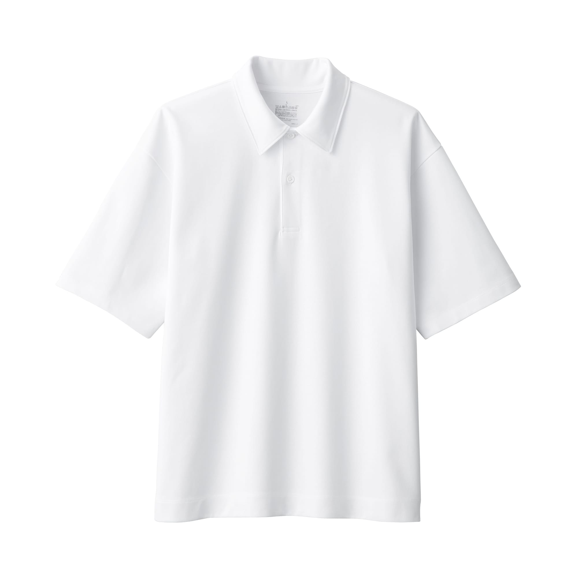 紳士　涼感ＵＶカットワイド五分袖ポロシャツ