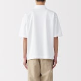 紳士　涼感ＵＶカットワイド五分袖ポロシャツ