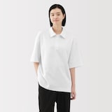 紳士　涼感ＵＶカットワイド五分袖ポロシャツ