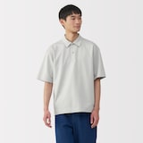 紳士　涼感ＵＶカットワイド五分袖ポロシャツ