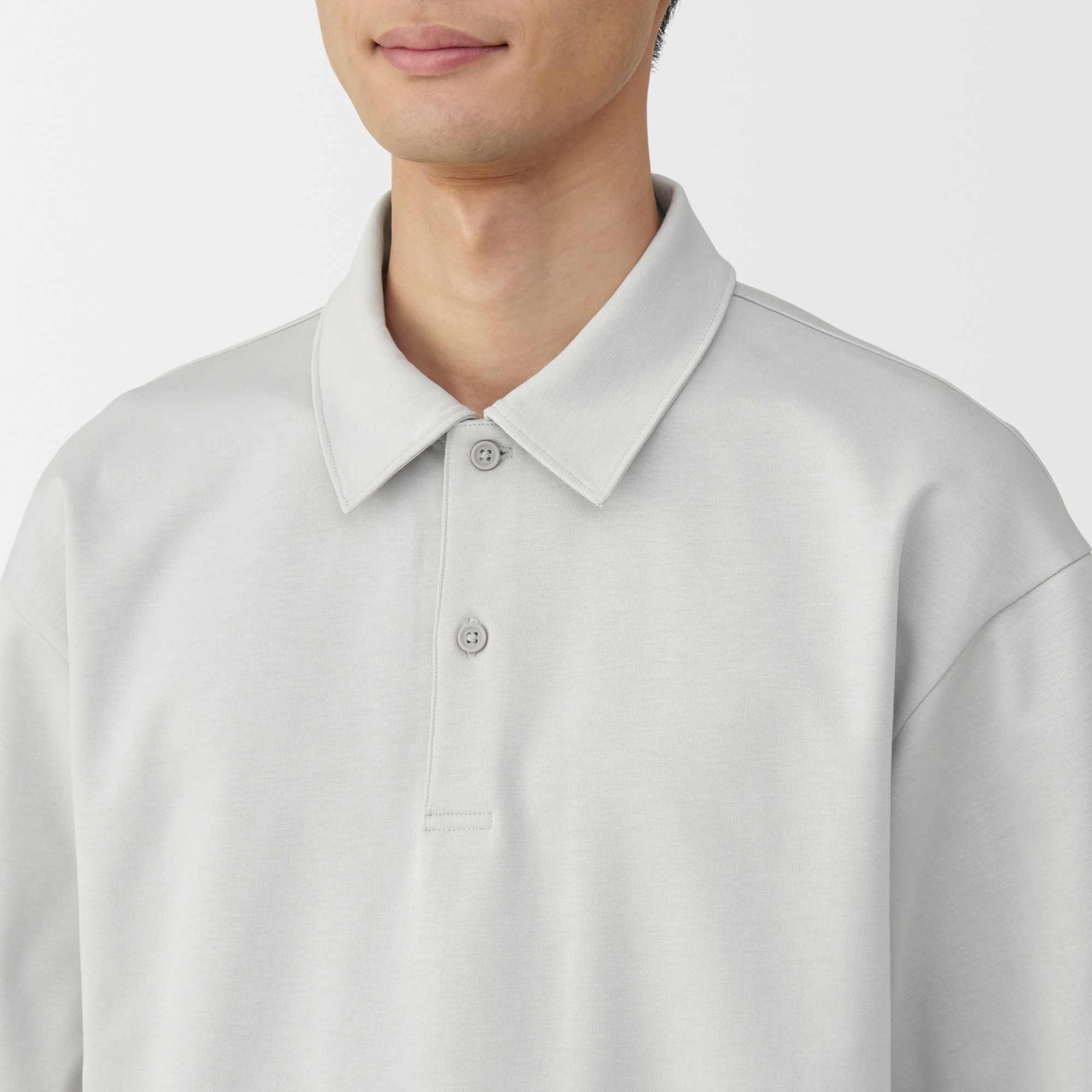 紳士 涼感UVカットワイド五分袖ポロシャツ | 無印良品