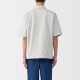 紳士　涼感ＵＶカットワイド五分袖ポロシャツ