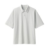 紳士　涼感ＵＶカットワイド五分袖ポロシャツ