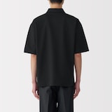 紳士　涼感ＵＶカットワイド五分袖ポロシャツ