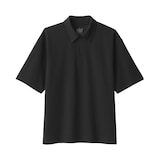 紳士　涼感ＵＶカットワイド五分袖ポロシャツ