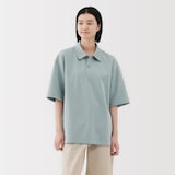 紳士　涼感ＵＶカットワイド五分袖ポロシャツ