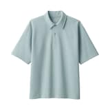 紳士　涼感ＵＶカットワイド五分袖ポロシャツ