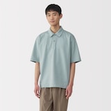 紳士　涼感ＵＶカットワイド五分袖ポロシャツ