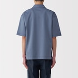 紳士　涼感ＵＶカットワイド五分袖ポロシャツ