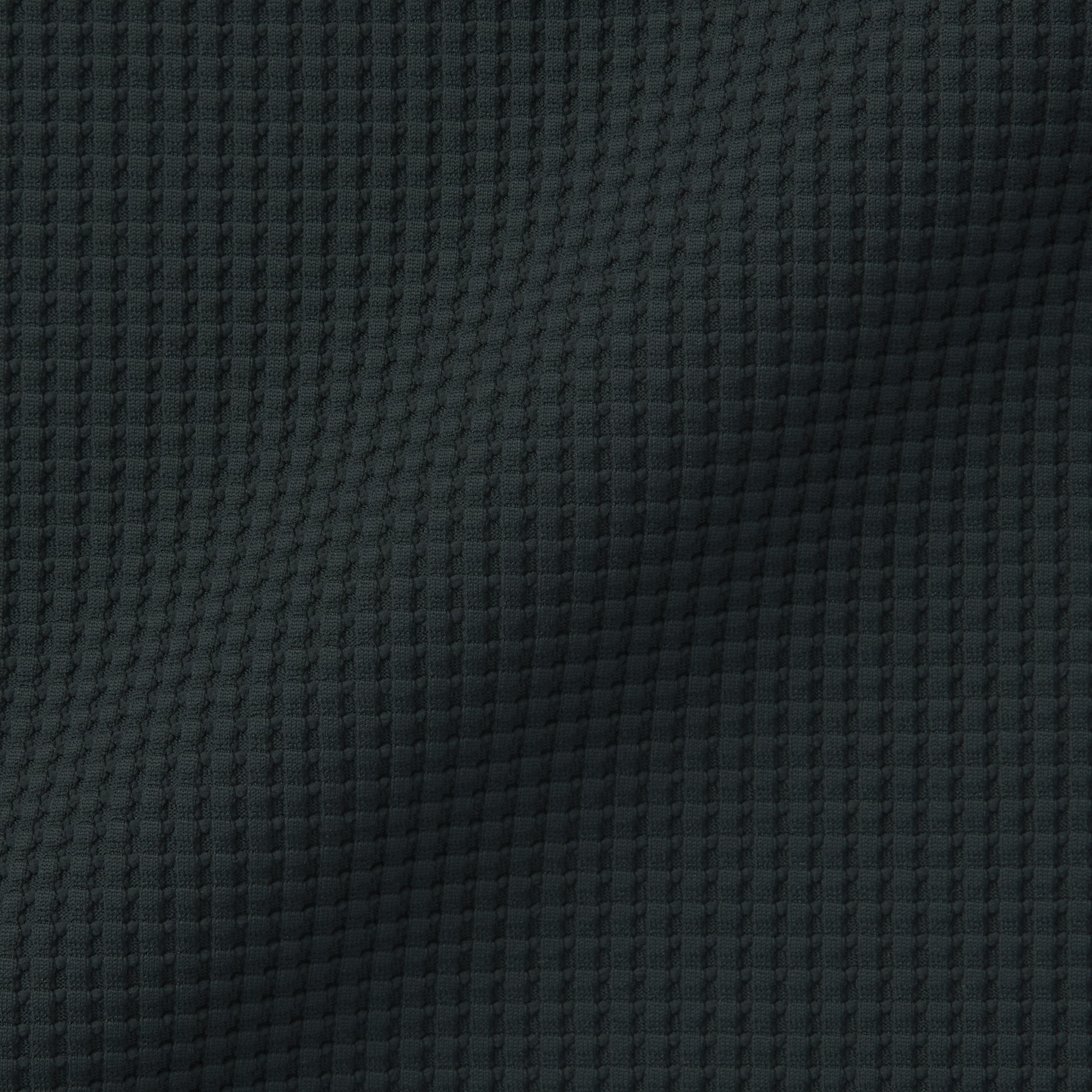 紳士　ＵＶカット乾きやすいワッフルヘンリーネック長袖Ｔシャツ